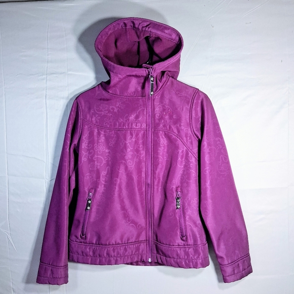 VERTICAL '9 Jackets & Blazers - Vertical 9 Women's Med. Violet/Purple Full Zip Lightweight Hooded Jacket